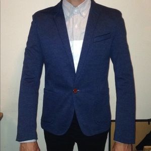 Blue fashion blazer